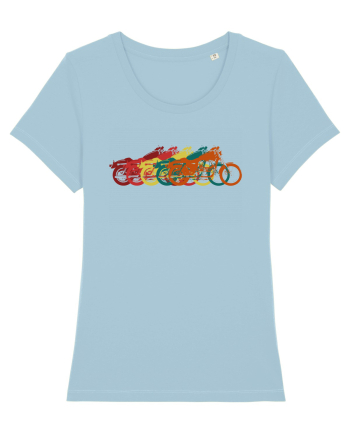 Pentru Motociclisti Sky Blue