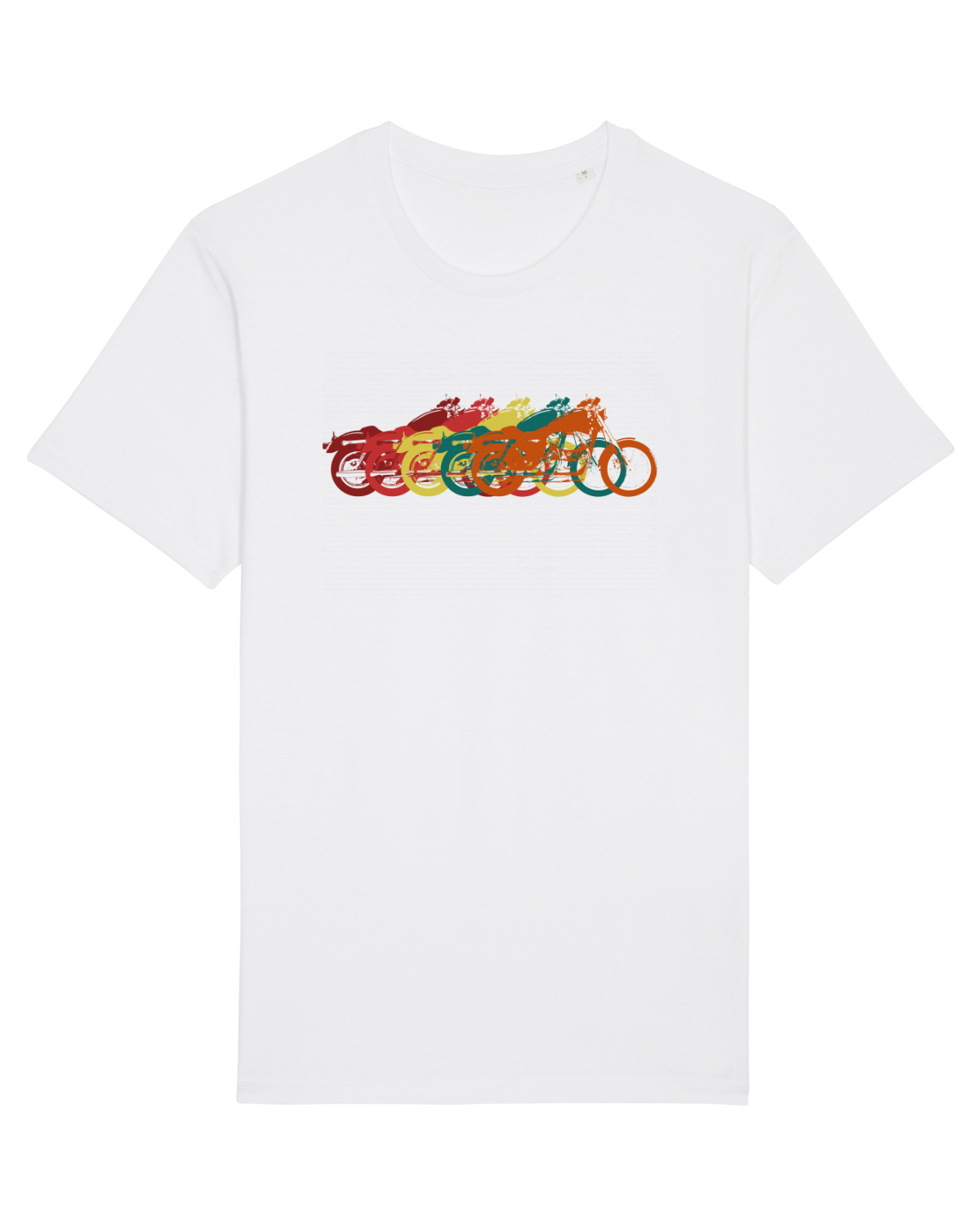 Tricou mânecă scurtă Unisex Rocker White
