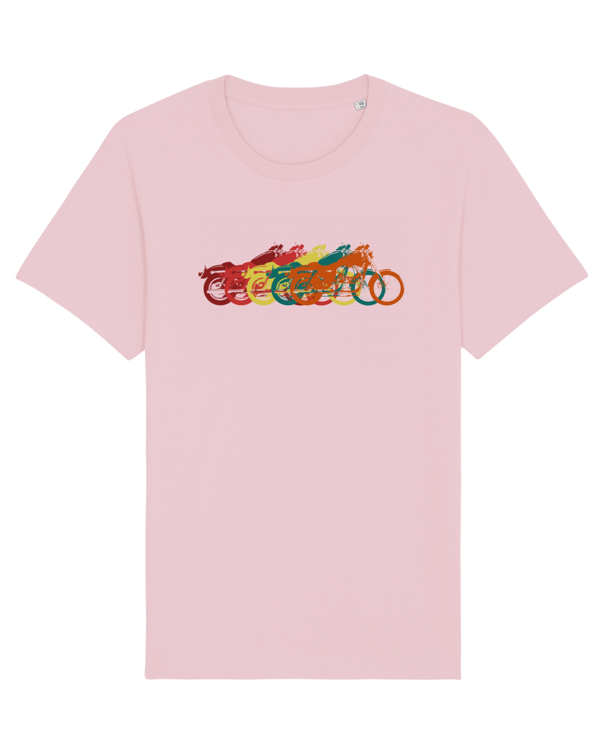 Tricou mânecă scurtă Unisex Rocker Cotton Pink