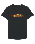 Pentru Motociclisti Tricou mânecă scurtă guler larg Bărbat Skater