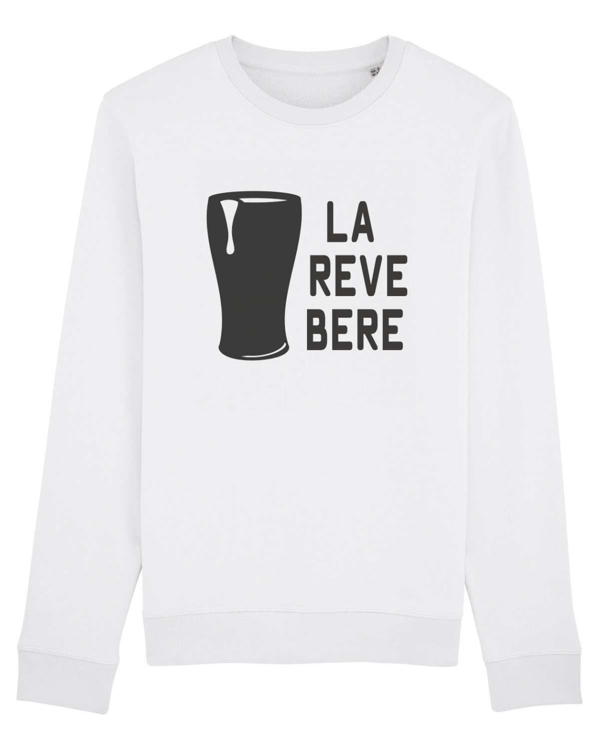 Bluză mânecă lungă Unisex Rise White