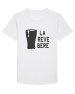 LA REVEBERE ! Tricou mânecă scurtă guler larg Bărbat Skater