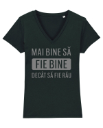 Sa fie bine Tricou mânecă scurtă guler V Damă Evoker