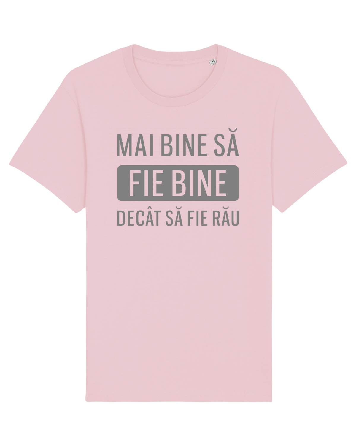 Tricou mânecă scurtă Unisex Rocker Cotton Pink