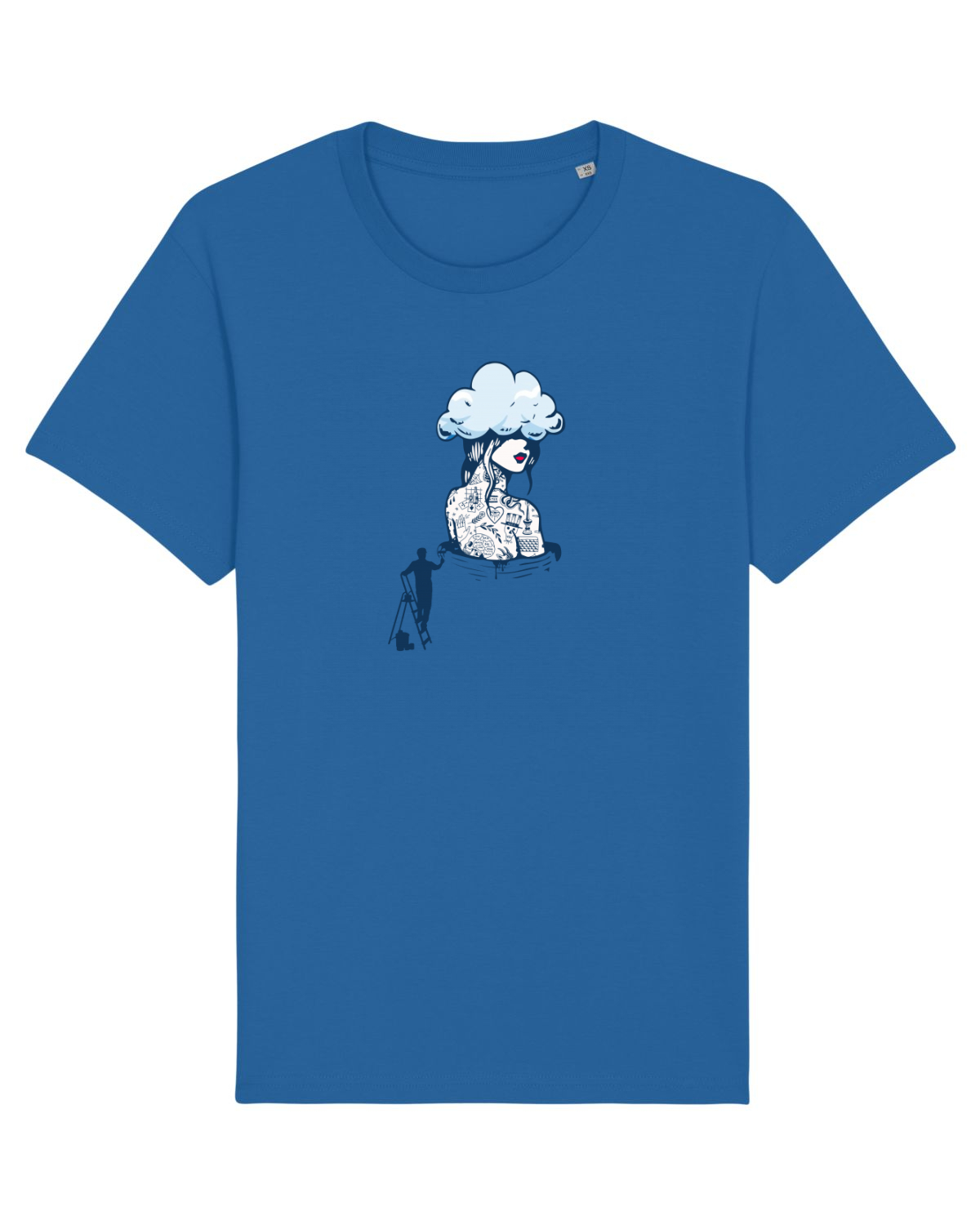 Tricou mânecă scurtă Unisex Rocker Royal Blue