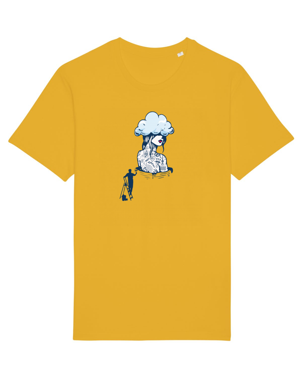 Tricou mânecă scurtă Unisex Rocker Spectra Yellow
