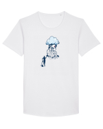 Cloud head Tricou mânecă scurtă guler larg Bărbat Skater