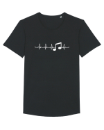 MUSIC Tricou mânecă scurtă guler larg Bărbat Skater
