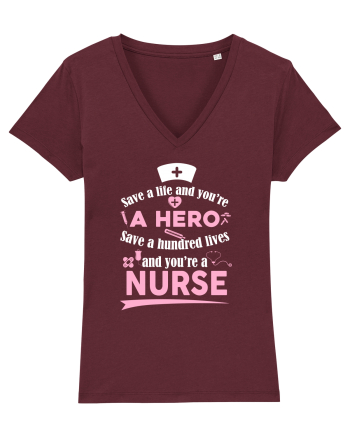 NURSES Burgundy
