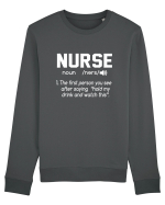 NURSE Bluză mânecă lungă Unisex Rise