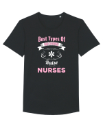 NURSES Tricou mânecă scurtă guler larg Bărbat Skater