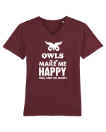 OWLS Tricou mânecă scurtă guler V Bărbat Presenter