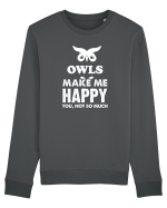 OWLS Bluză mânecă lungă Unisex Rise