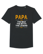 PAPA Tricou mânecă scurtă guler larg Bărbat Skater