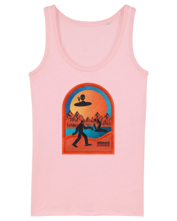 Retro Bigfoot, Alien And Loch Ness Monster Cotton Pink
