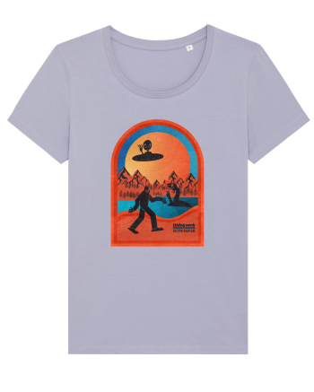 Retro Bigfoot, Alien And Loch Ness Monster Lavender