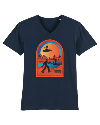 Retro Bigfoot, Alien And Loch Ness Monster French Navy