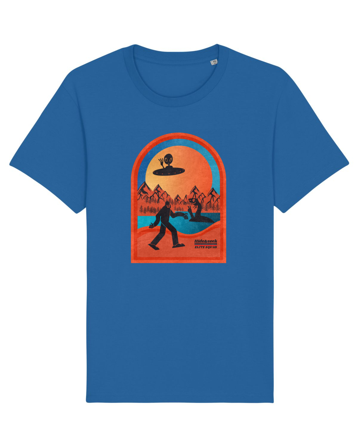 Tricou mânecă scurtă Unisex Rocker Royal Blue