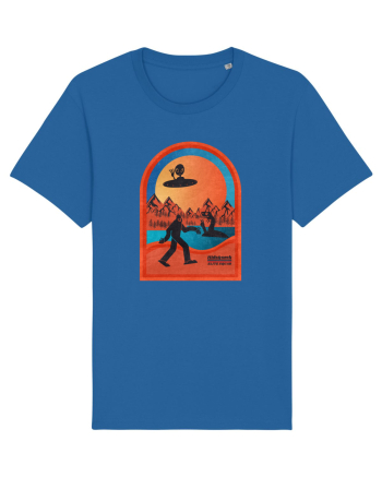 Retro Bigfoot, Alien And Loch Ness Monster Royal Blue