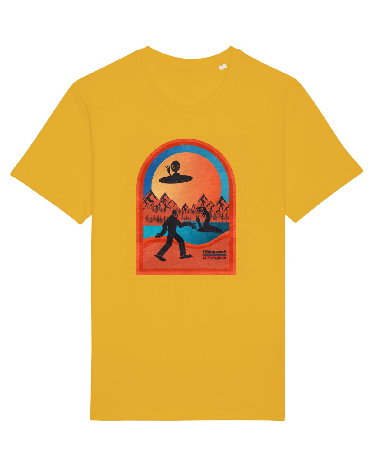 Tricou mânecă scurtă Unisex Rocker Spectra Yellow