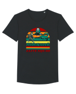 Retro Bigfoot, Alien And Loch Ness Monster Tricou mânecă scurtă guler larg Bărbat Skater