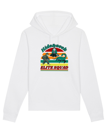 Retro Bigfoot, Alien And Loch Ness Monster White