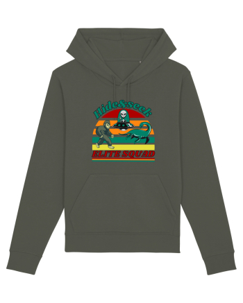 Retro Bigfoot, Alien And Loch Ness Monster Khaki
