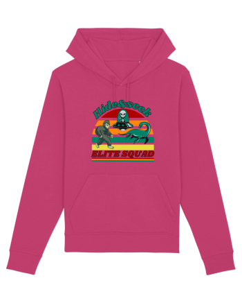 Retro Bigfoot, Alien And Loch Ness Monster Raspberry