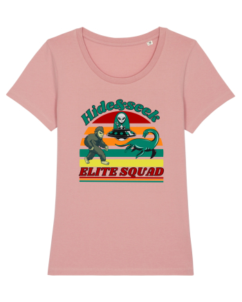 Retro Bigfoot, Alien And Loch Ness Monster Canyon Pink