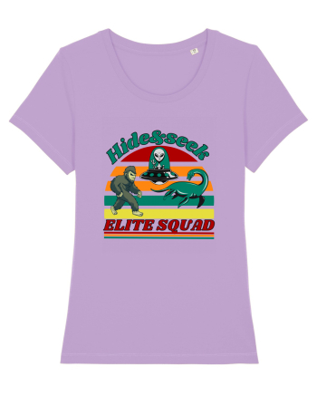 Retro Bigfoot, Alien And Loch Ness Monster Lavender Dawn