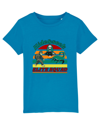 Retro Bigfoot, Alien And Loch Ness Monster Azur