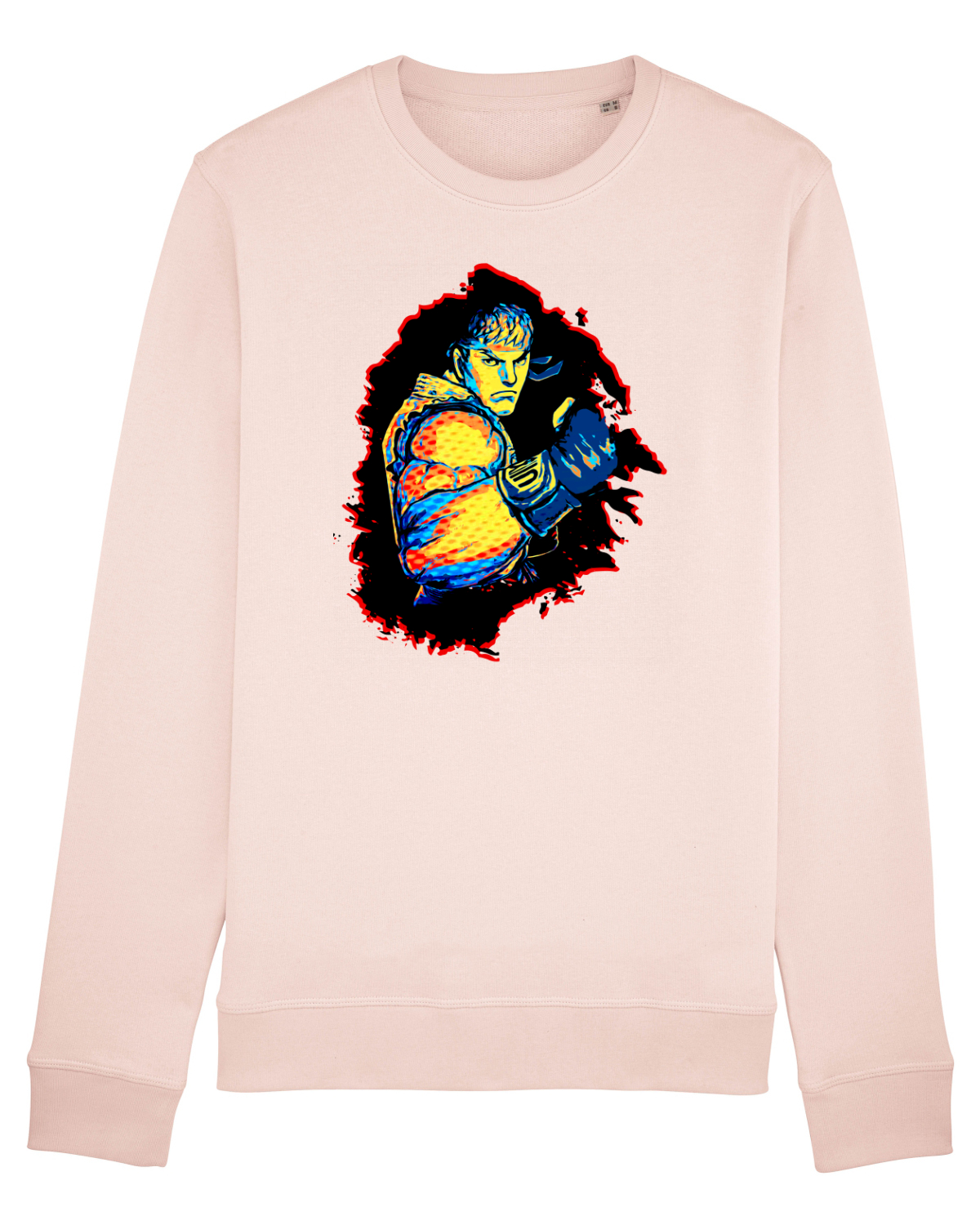 Bluză mânecă lungă Unisex Rise Candy Pink