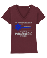 PARAMEDIC Tricou mânecă scurtă guler V Damă Evoker