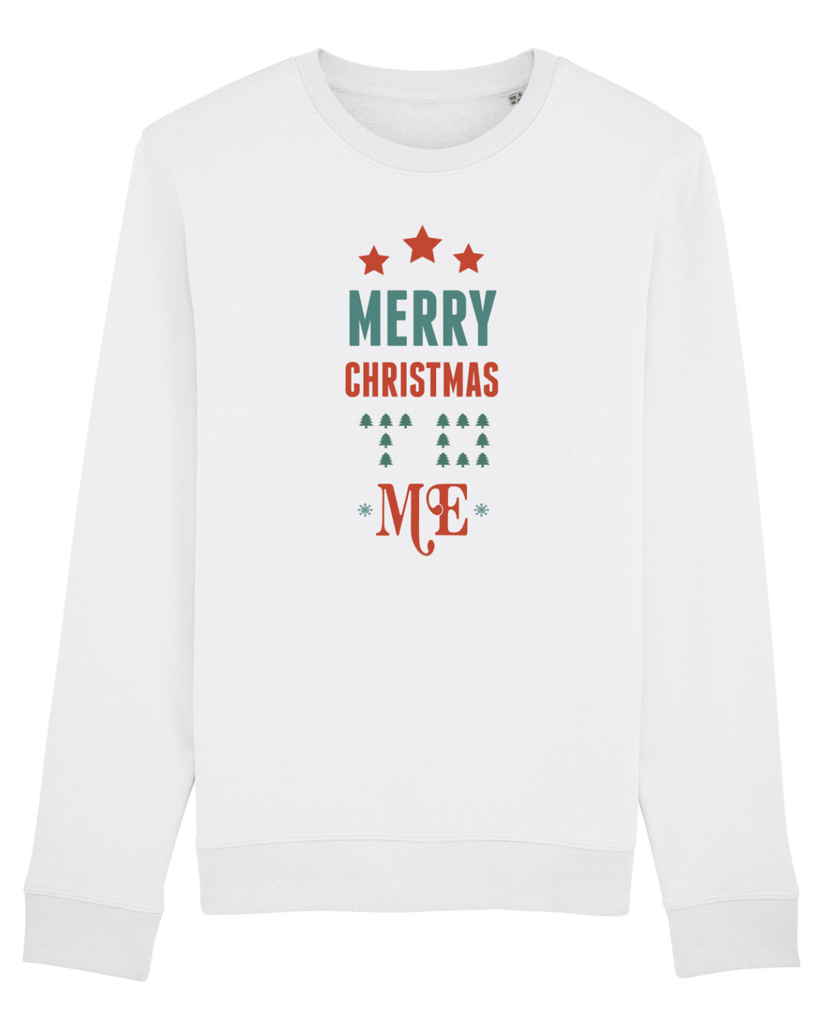 Bluză mânecă lungă Unisex Rise White