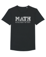 MATH Tricou mânecă scurtă guler larg Bărbat Skater