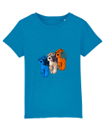 Trei căței cu figuri Tricou mânecă scurtă  Copii Mini Creator