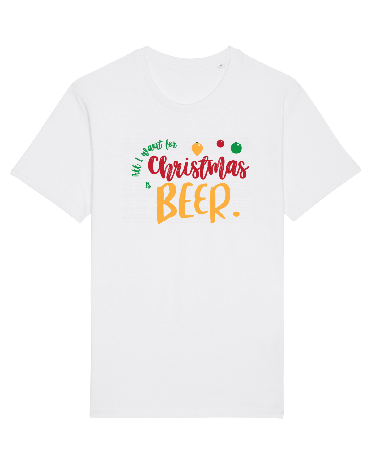 Tricou mânecă scurtă Unisex Rocker White