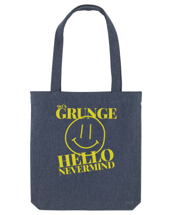 Hello Nevermind 90'S Grunge Midnight Blue