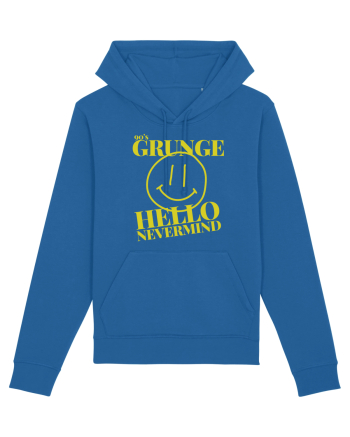 Hello Nevermind 90'S Grunge Royal Blue