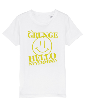Hello Nevermind 90'S Grunge White