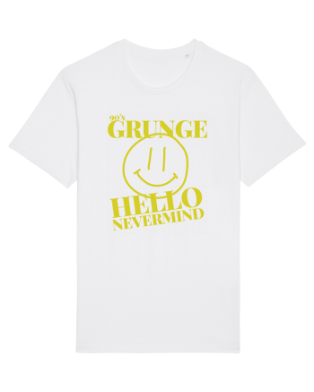 Hello Nevermind 90'S Grunge White