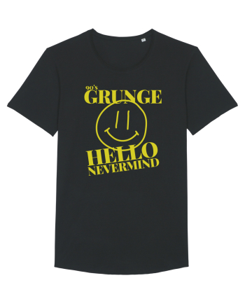 Hello Nevermind 90'S Grunge Black