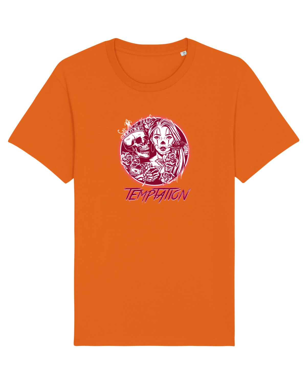 Tricou mânecă scurtă Unisex Rocker Bright Orange