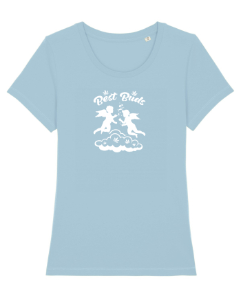 White buds Sky Blue