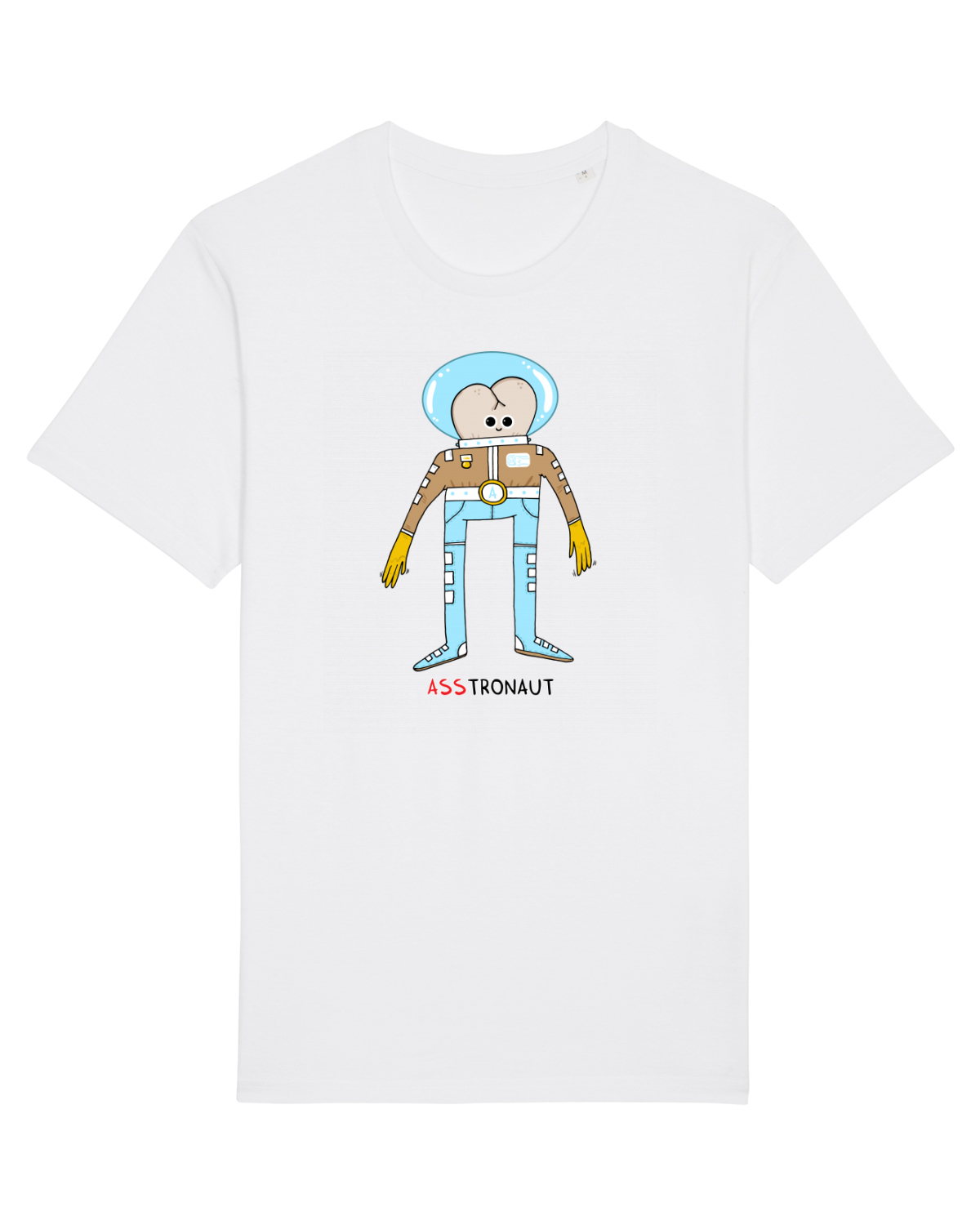 Tricou mânecă scurtă Unisex Rocker White