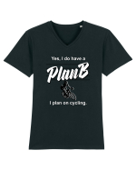CYCLING Tricou mânecă scurtă guler V Bărbat Presenter