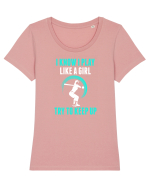 BASEBALL Tricou mânecă scurtă guler larg fitted Damă Expresser