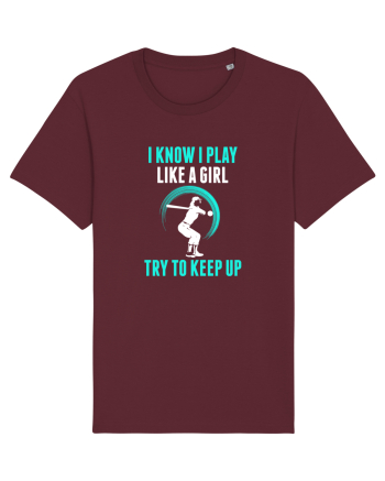BASEBALL Burgundy