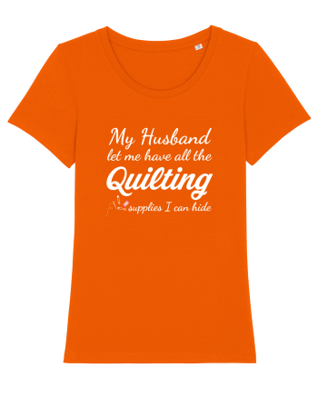 QUILTING Bright Orange