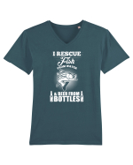RESCUE Tricou mânecă scurtă guler V Bărbat Presenter